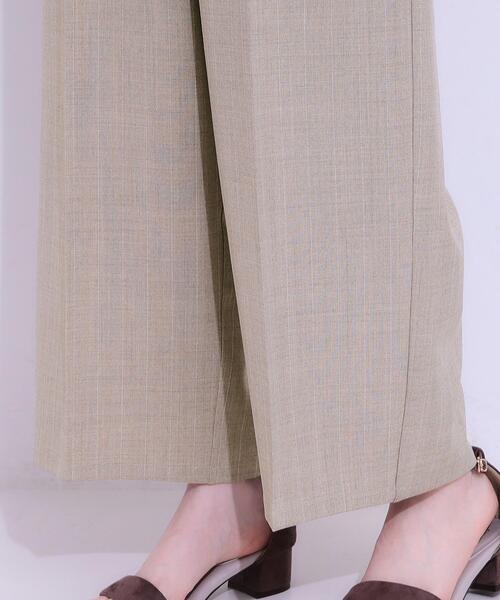 DRESKIP（ドレスキップ）の「【セットアップ可】麻調ストライプワイドパンツ（その他パンツ・レディース・ブラック/グレー/ブラウン系・01/02/03/04）」の22枚目の写真