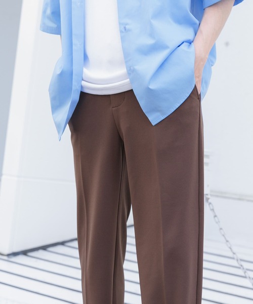 1-tuck スリムフィットスラックス（スラックス）｜ITEMS
