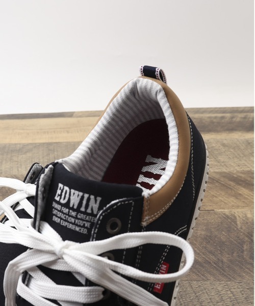 EDWIN(エドウィン)の「EDWIN 軽量・幅広スニーカー(スニーカー・メンズ・ベージュ/ネイビー・25cm/25.5cm/26cm/26.5cm/27cm/28cm)」の6枚目の写真