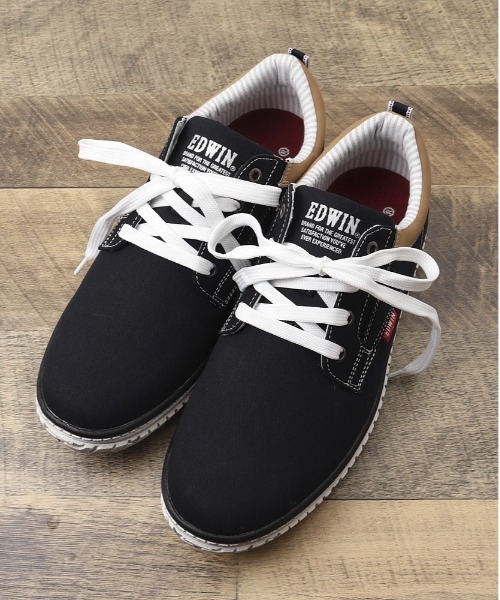EDWIN(エドウィン)の「EDWIN 軽量・幅広スニーカー(スニーカー・メンズ・ベージュ/ネイビー・25cm/25.5cm/26cm/26.5cm/27cm/28cm)」の10枚目の写真