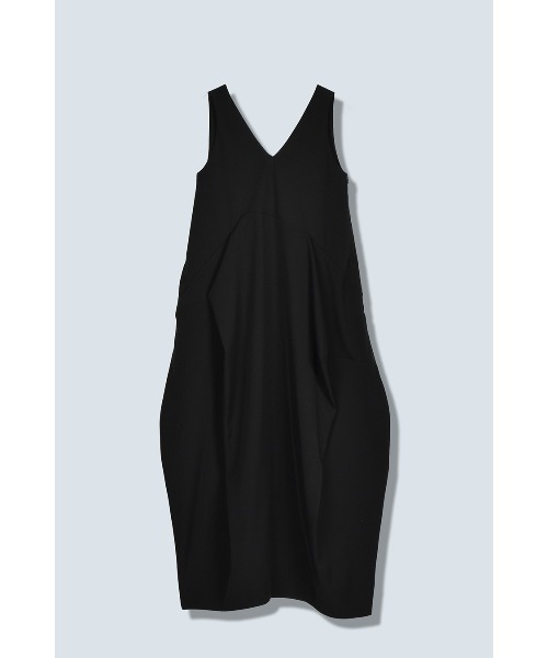 OMMO(オーエムエムオー)の「IRREGULAR PATTERN V NECK OP(ワンピース・レディース・ブラック/ホワイト/レッド・SMALL/MEDIUM)」の15枚目の写真