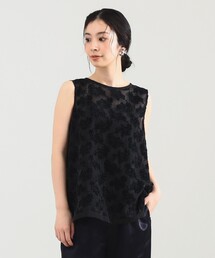 ブラウス シャツ 異素材ミックスブラウス レディース Honeys（ハニーズ）の「袖異素材ブラウス（シャツ/ブラウス