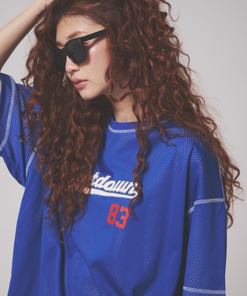 FIRST DOWN(ファーストダウン)の「リバーシブル ショートスリーブ Tシャツ(Tシャツ/カットソー・メンズ・ブルー/グレー/イエロー・M/XL/L)」の2枚目の写真