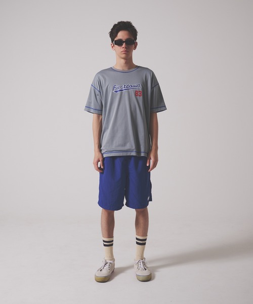 FIRST DOWN(ファーストダウン)の「リバーシブル ショートスリーブ Tシャツ(Tシャツ/カットソー・メンズ・ブルー/グレー/イエロー・M/XL/L)」の6枚目の写真