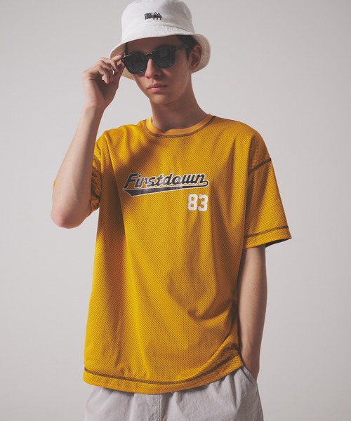 FIRST DOWN(ファーストダウン)の「リバーシブル ショートスリーブ Tシャツ(Tシャツ/カットソー・メンズ・ブルー/グレー/イエロー・M/XL/L)」の13枚目の写真