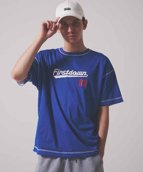 FIRST DOWN(ファーストダウン)の「リバーシブル ショートスリーブ Tシャツ(Tシャツ/カットソー・メンズ・ブルー/グレー/イエロー・M/XL/L)」の8枚目の写真