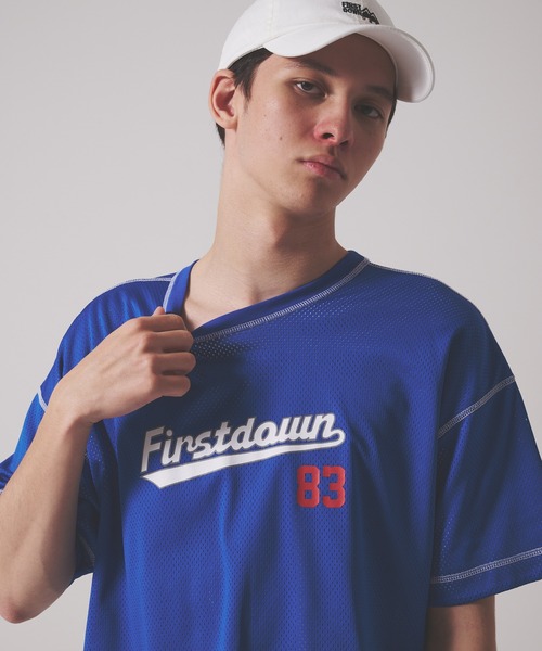 FIRST DOWN(ファーストダウン)の「リバーシブル ショートスリーブ Tシャツ(Tシャツ/カットソー・メンズ・ブルー/グレー/イエロー・M/XL/L)」の9枚目の写真