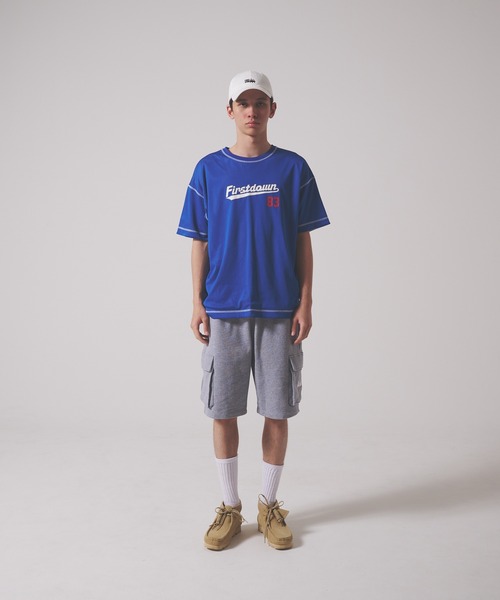 FIRST DOWN(ファーストダウン)の「リバーシブル ショートスリーブ Tシャツ(Tシャツ/カットソー・メンズ・ブルー/グレー/イエロー・M/XL/L)」の10枚目の写真
