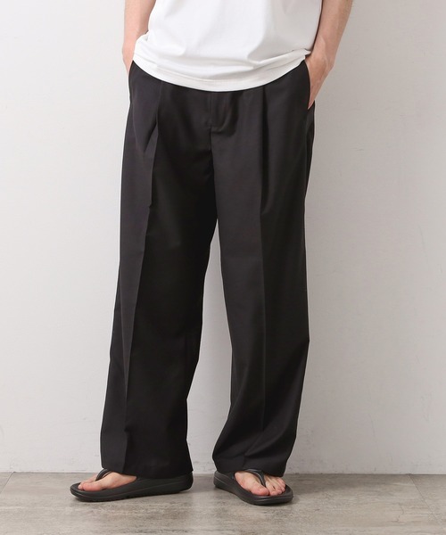 THE SHOP TK (ザ ショップ ティーケー )の「TRワイド側章パンツ(その他パンツ・メンズ・ブラック/ブラウン系その他・02/03/04)」の1枚目の写真
