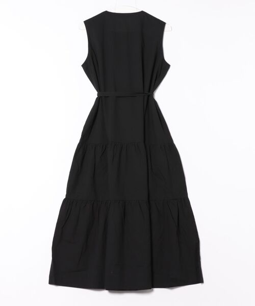 PREFERIR(プレフェリール)の「【洗える Aライン】ティアード ロング ワンピース/ M,Lツーサイズ(ワンピース・レディース・ブラック/グリーン/ネイビー・MEDIUM/LARGE)」の4枚目の写真