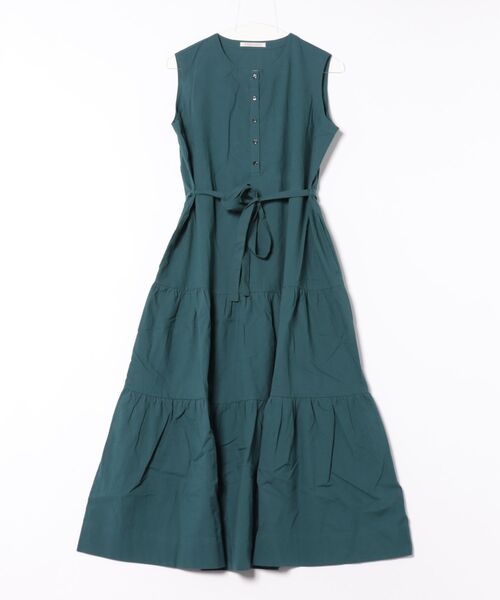 PREFERIR(プレフェリール)の「【洗える Aライン】ティアード ロング ワンピース/ M,Lツーサイズ(ワンピース・レディース・ブラック/グリーン/ネイビー・MEDIUM/LARGE)」の7枚目の写真