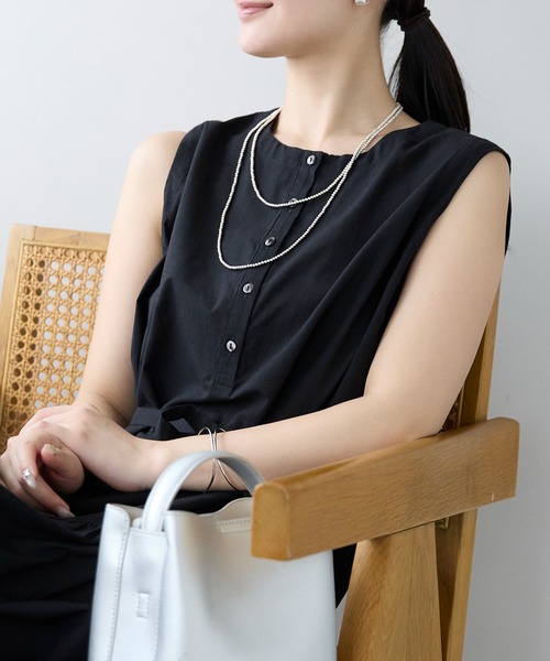 PREFERIR(プレフェリール)の「【洗える Aライン】ティアード ロング ワンピース/ M,Lツーサイズ(ワンピース・レディース・ブラック/グリーン/ネイビー・MEDIUM/LARGE)」の22枚目の写真