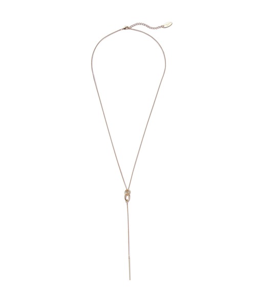 NATURAL BEAUTY BASIC(ナチュラルビューティーベーシック)の「シンプルミニマムYネックレス(ネックレス・レディース・シルバー/ゴールド・フリ-)」の1枚目の写真