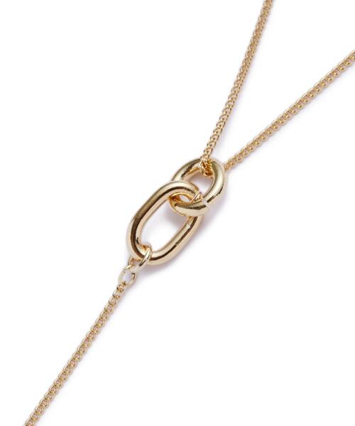 NATURAL BEAUTY BASIC(ナチュラルビューティーベーシック)の「シンプルミニマムYネックレス(ネックレス・レディース・シルバー/ゴールド・フリ-)」の3枚目の写真