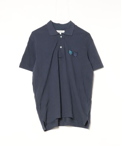 メゾンキツネ Maison Kitsune ポロシャツ y2k 古着　ゴルフS MAISON KITSUNE 美品 23SS GOLF メゾンキツネゴルフ BOLD FOX