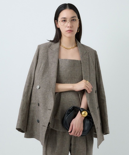 Chaos（カオス）の「Chaos(カオス)/ ファームノームジャケット　【セットアップ可】（テーラードジャケット・レディース・ブラウン系その他/アイボリー・FREE）」の17枚目の写真