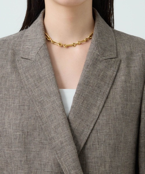 Chaos（カオス）の「Chaos(カオス)/ ファームノームジャケット　【セットアップ可】（テーラードジャケット・レディース・ブラウン系その他/アイボリー・FREE）」の12枚目の写真