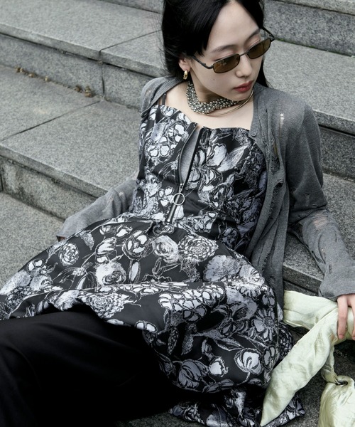 Jacquard balloon キャミチュニック（チュニック）｜Ezick（エジック