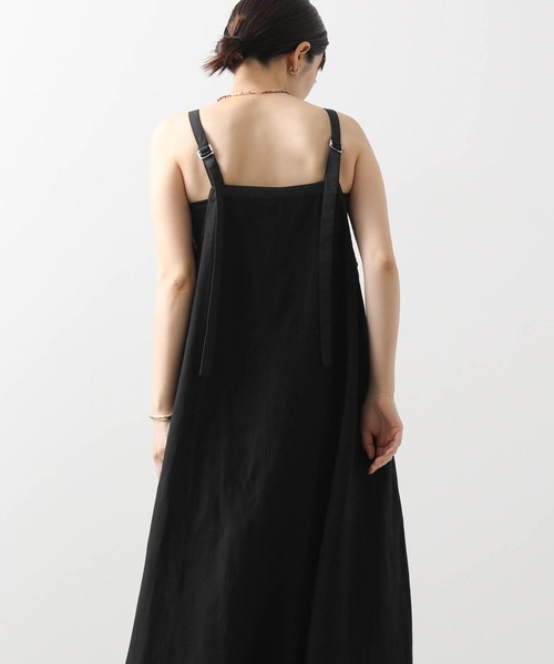 Gready Brilliant（グレディブリリアン）の「リネンアメスリバイカラーワンピ（ワンピース・レディース・ブラック系/ブラック/ブラウン・38）」の10枚目の写真