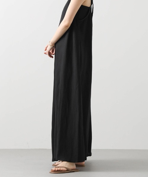 Gready Brilliant（グレディブリリアン）の「リネンアメスリバイカラーワンピ（ワンピース・レディース・ブラック系/ブラック/ブラウン・38）」の12枚目の写真