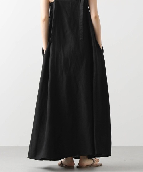 Gready Brilliant（グレディブリリアン）の「リネンアメスリバイカラーワンピ（ワンピース・レディース・ブラック系/ブラック/ブラウン・38）」の13枚目の写真