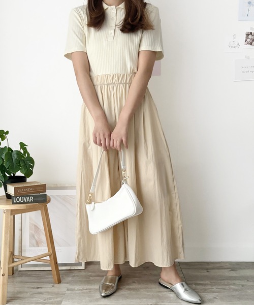 Amulet(アミュレット)の「体型カバーも叶う ゆるっと華奢見えも期待◎ ワイドフレアロングパンツ(その他パンツ・レディース・ベージュ/グレー/ブラック/アイボリー・M/L/S)」の14枚目の写真