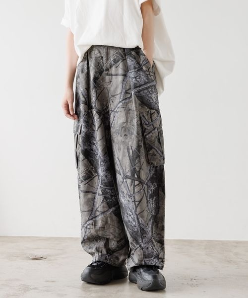 PBLIM（ページボーイリム）の「《UNISEX》リアルツリーパンツ（カーゴパンツ・レディース・グリーン系その他/グレー系その他・LARGE/MEDIUM）」の3枚目の写真