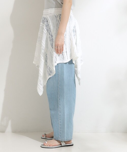 Cutie Blonde（キューティーブロンド）の「【2WAY】スカートにもなる イレヘム レースビスチェ（タンクトップ・レディース・ホワイト/ブラック・02）」の18枚目の写真