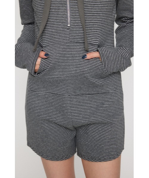 （最終値下げ）BORDER HOODIE ロンパース laguagem Mサイズ LAGUA GEM（ラグアジェム）の「BORDER HOODIE ロンパース（つなぎ