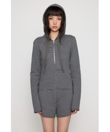 LAGUA GEM（ラグアジェム）の「BORDER HOODIE ロンパース（つなぎ