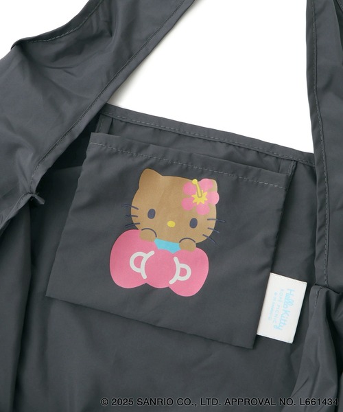 ROPE' PICNIC（ロペピクニック）の「【ROPE' PICNIC×ハローキティコラボ】日焼けハローキティパッカブルポケット付エコバッグ（エコバッグ/サブバッグ・レディース・ピンク/チャコールグレー・FREE）」の21枚目の写真