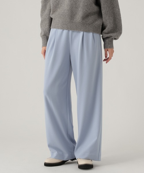 Elura（エルーラ）の「サマ見えリラクシーセミワイドパンツ/580458（その他パンツ・レディース・ダークブラウン/キャメル/オフホワイト/ブラック/チャコールグレー/ネイビー/ライトブルー・MEDIUM/LARGE/FREE(S)）」の5枚目の写真