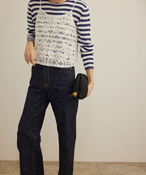 ROPE'（ロペ）の「ラムレザーロープ柄クラッチバッグ/ミニ（クラッチバッグ・レディース・オフホワイト/ブラック・FREE）」の13枚目の写真