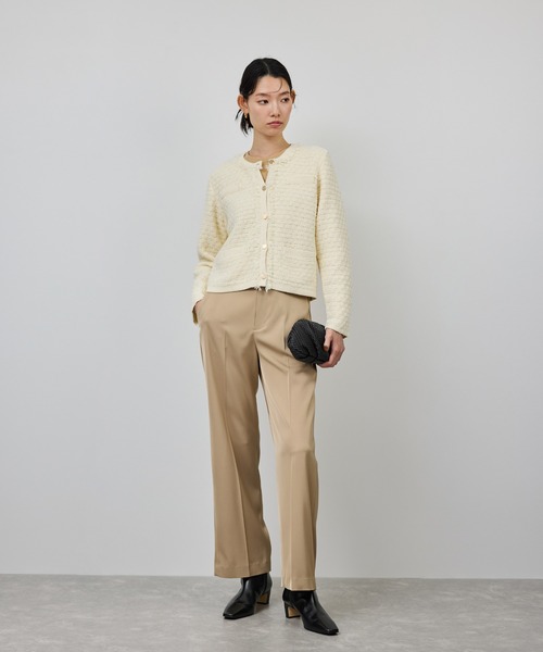 ROPE'（ロペ）の「ラムレザーロープ柄クラッチバッグ/ミニ（クラッチバッグ・レディース・オフホワイト/ブラック・FREE）」の5枚目の写真