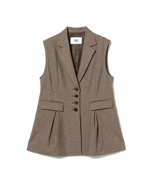 RBS / ヘリンボーン タック ジレ（ベスト）｜Ray BEAMS（レイ