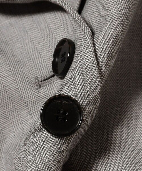 Ray BEAMS（レイビームス）の「RBS / ヘリンボーン タック ジレ（ベスト・レディース・シルバー/ダークブラウン・0/1）」の9枚目の写真