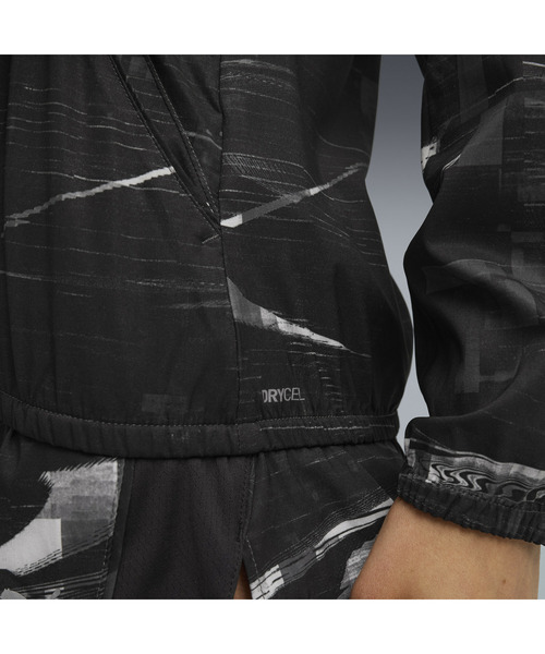 PUMA（プーマ）の「PUMA プーマ ウィメンズ ランニング ヴェロシティ AOP フーデッド ウーブンジャケット（ブルゾン・レディース・ブラック/ミント・LARGE/MEDIUM/SMALL/X-LARGE）」の13枚目の写真