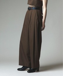W:Huku(t[N)́yW:Huku / Xgb`\tgcCzRN[ XbNX / Stretch Soft Twill Cocoon Slacks(XbNX)