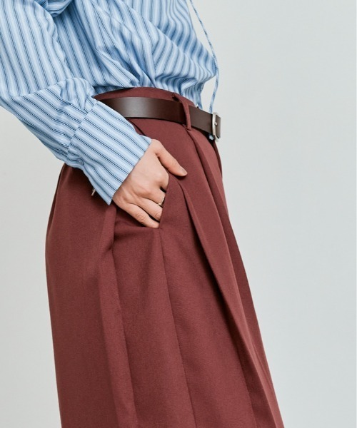W:Huku(フーク)の「【新色】【W:Huku / ストレッチソフトツイル】コクーン バレルレッグ スラックス / Stretch Soft Twill Cocoon Slacks(スラックス・レディース・グレー/レッド系/ブラック/ブラウン/ベージュ・FREE)」の17枚目の写真
