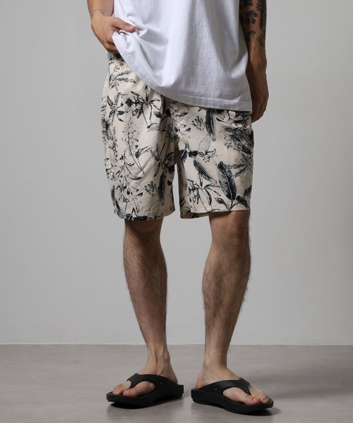 BANKS(バンクス)の「BANKS JOURNAL ALL OVER FLOWER SHORT PANTS オールオーバーフラワーショートパンツ(その他パンツ・メンズ・ブラウン/ブラック・S/M/L)」の12枚目の写真