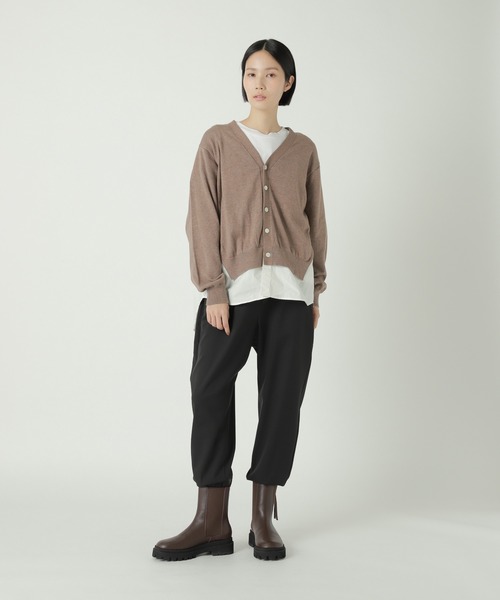 ZUCCa(ズッカ)の「シャツドッキングニット / ニットカーディガン / S(カーディガン/ボレロ・レディース・ベージュ/グレー/ネイビー・M size)」の8枚目の写真