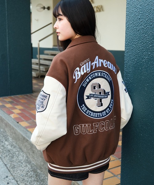 メンズのスタジャン（ブラウン系）一覧 - WEAR