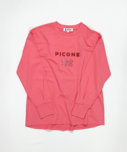 STUDIO PICONE(スタジオピッコーネ)の「UV冷感ポンチプルオーバー(Tシャツ/カットソー・レディース・ホワイト/ピンク/キャメル/グレー・LL/L/M)」の4枚目の写真