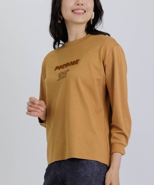 STUDIO PICONE(スタジオピッコーネ)の「UV冷感ポンチプルオーバー(Tシャツ/カットソー・レディース・ホワイト/ピンク/キャメル/グレー・LL/L/M)」の19枚目の写真
