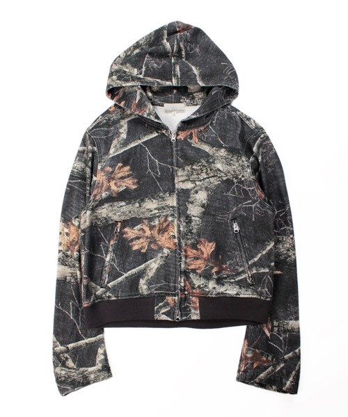 Universal Style Wear(ユニバーサルスタイルウェア)の「Universal Style Wear CAMO ZIP フーディー(パーカー・メンズ・グレー系カモフラージュ/デザートカモ/リアルツリーカモ・MEDIUM/LARGE/X-LARGE)」の10枚目の写真