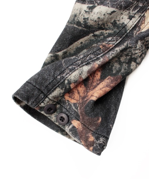 Universal Style Wear(ユニバーサルスタイルウェア)の「Universal Style Wear CAMO ZIP フーディー(パーカー・メンズ・グレー系カモフラージュ/デザートカモ/リアルツリーカモ・MEDIUM/LARGE/X-LARGE)」の16枚目の写真