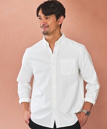 【WEB限定】JUST fit デイリー オックスフォード ボタンダウン シャツ