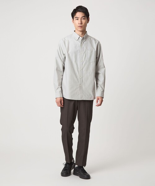 green label relaxing（グリーンレーベルリラクシング）の「【WEB限定】JUST fit デイリー オックスフォード ボタンダウン シャツ（シャツ/ブラウス・メンズ・ロイヤルブルー/ライトグレー/ホワイト/ブラック・L/S/XL/M）」の14枚目の写真