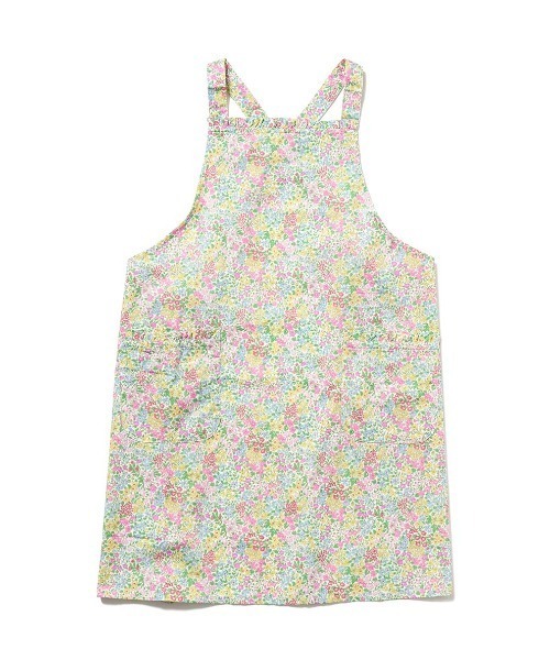 NAIGAI(ナイガイ)の「LICIE MADE WITH LIBERTY FABRIC Joanna Louise 綿100% 40ブロード 撥水加工 後結び ロングエプロン 70554001(エプロン・レディース・ピンク/ブルー/パープル・FREE)」の3枚目の写真