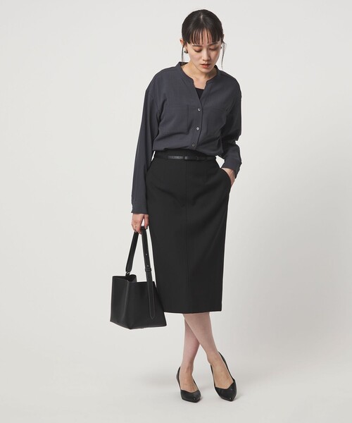 GREEN LABEL RELAXINGジャケット　theory タイトスカート セール】ダブルクロス タイト スカート ウォッシャブル ストレッチ